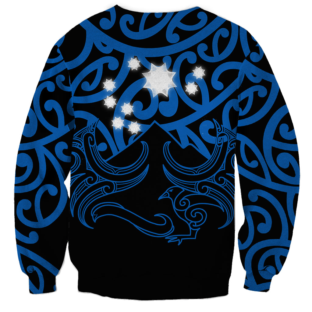 Matariki New Zealand Sweatshirt Maori New Year Blue LT6 - Polynesian Pride