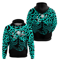 Matariki New Zealand Hoodie Maori New Year Turquoise LT6 - Polynesian Pride