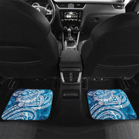 World Ocean Day Polynesian Pattern Car Mats Crystal Waves