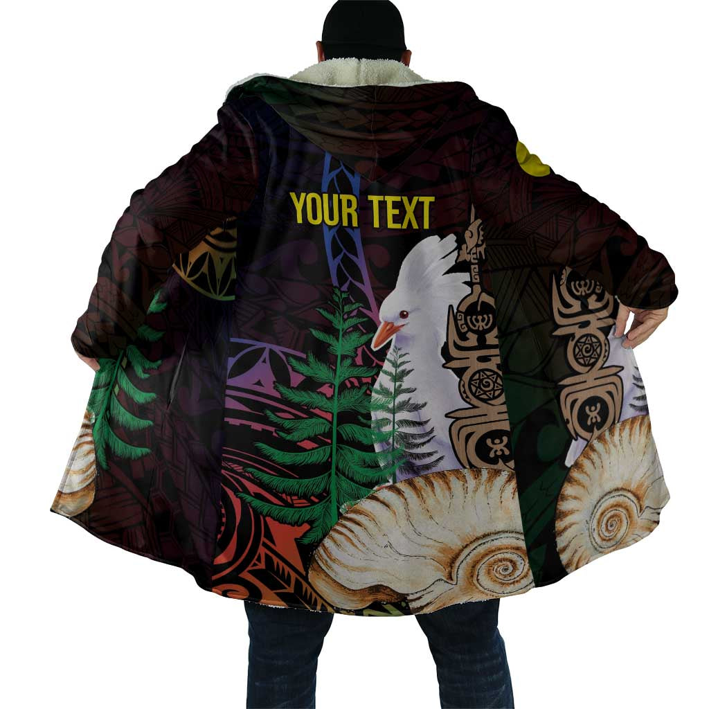 New Caledonia Kanaky Personalized Cloak Kagu Bird Emblem - Polynesian Pride