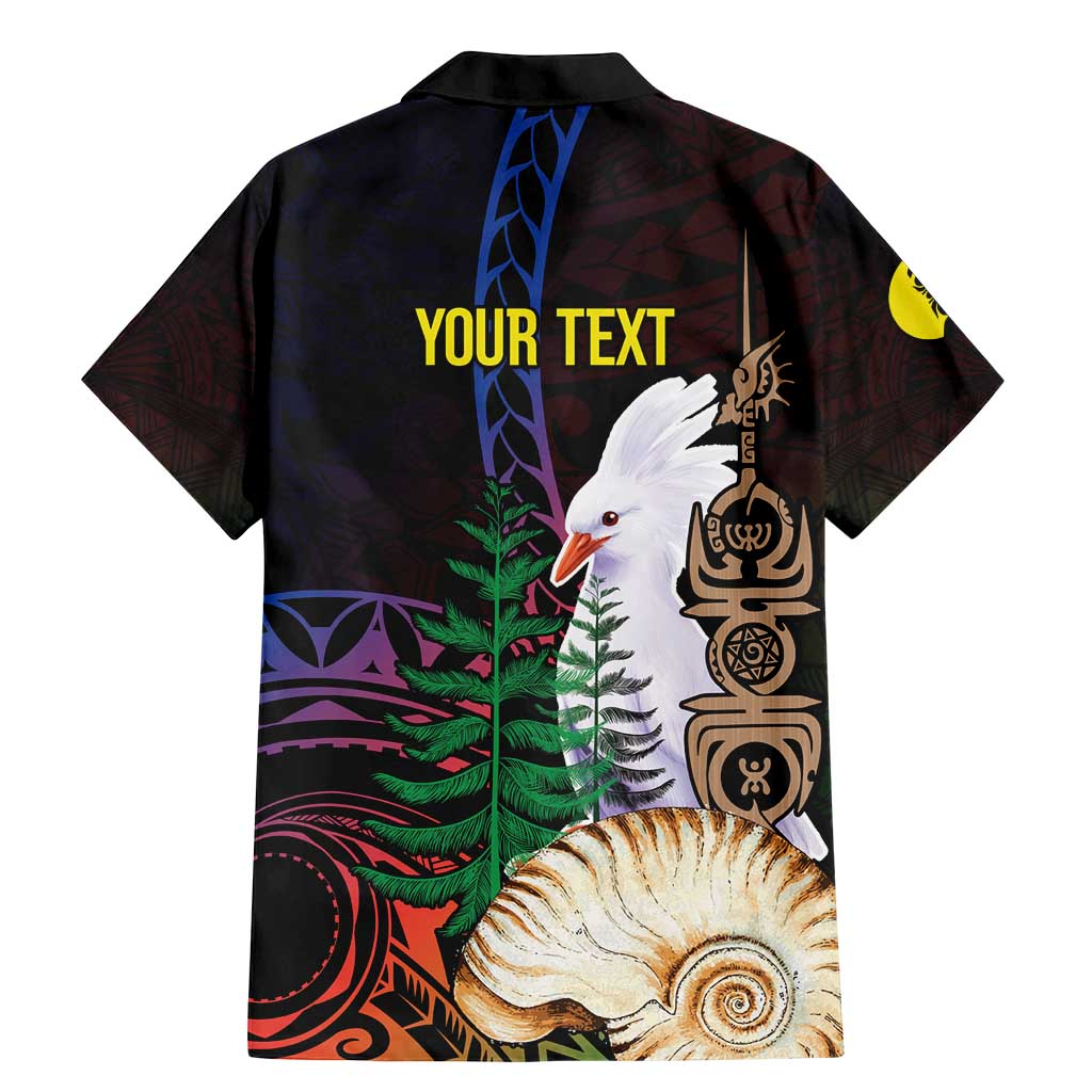 New Caledonia Kanaky Personalized Family Matching Mermaid Dress and Hawaiian Shirt Kagu Bird Emblem - Polynesian Pride