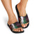 New Caledonia Kanaky Personalized Slide Sandals Kagu Bird Emblem - Polynesian Pride