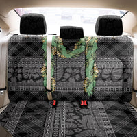 Hawai'i Paniolo Maile Twisted Lei Back Car Seat Cover Obsidian Black LT7 - Polynesian Pride