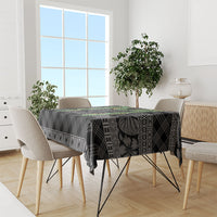 Hawai'i Paniolo Maile Twisted Lei Tablecloth Obsidian Black LT7 - Polynesian Pride