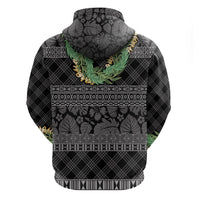 Hawai'i Paniolo Maile Twisted Lei Zip Hoodie Obsidian Black LT7 - Polynesian Pride