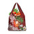 Polynesian Grocery Bag Tropical Santa - Plumeria Red Vintage