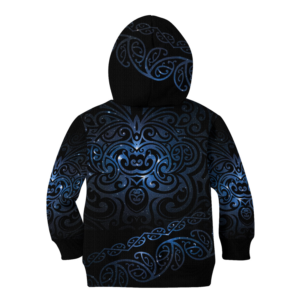 New Zealand Matariki Kid Hoodie Cosmic Style LT7 - Polynesian Pride