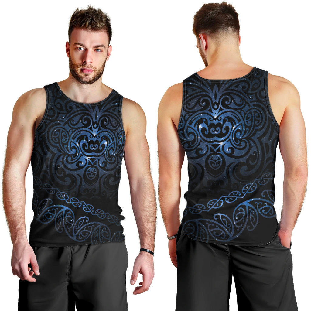 New Zealand Matariki Men Tank Top Cosmic Style LT7 - Polynesian Pride