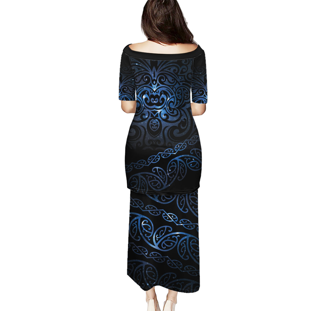 New Zealand Matariki Puletasi Cosmic Style LT7 - Polynesian Pride