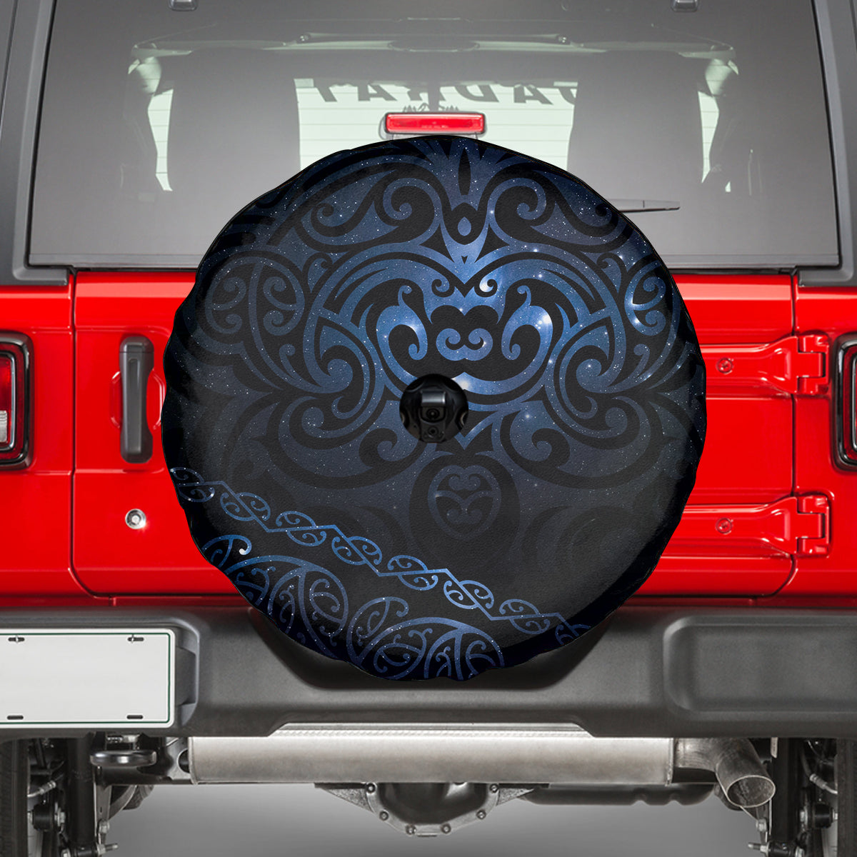 New Zealand Matariki Spare Tire Cover Cosmic Style LT7 - Polynesian Pride