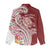Aloha Hawaii Island Personalized Women Casual Shirt Crimson Dreamy Turtle