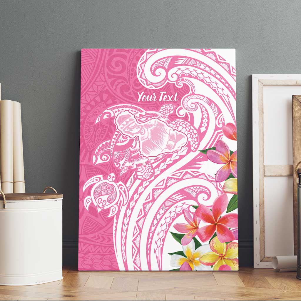 Aloha Maui Island Personalized Canvas Wall Art Rose Dreamy Turtle