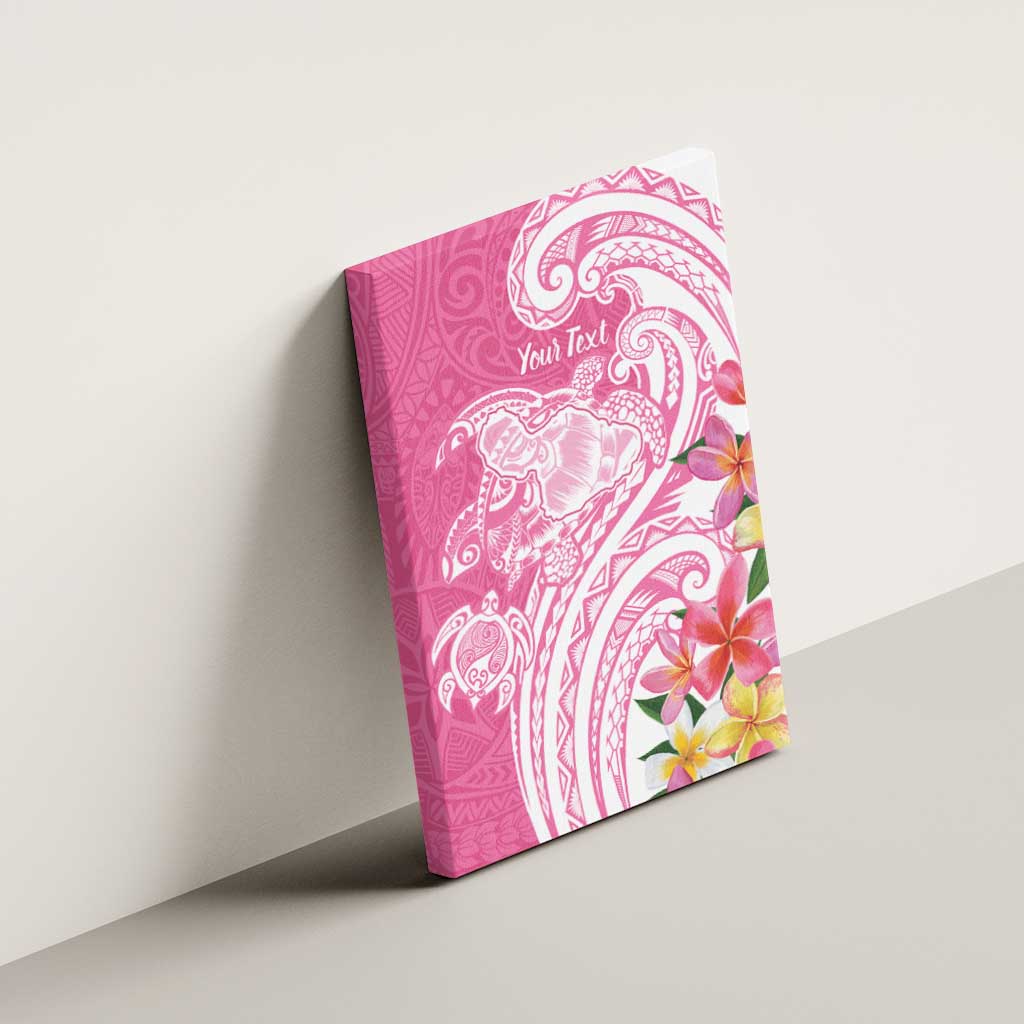 Aloha Maui Island Personalized Canvas Wall Art Rose Dreamy Turtle