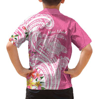 Aloha Maui Island Personalized Family Matching Off The Shoulder Long Sleeve Dress and Hawaiian Shirt Rose Dreamy Turtle LT7 - Polynesian Pride