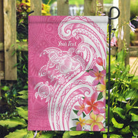 Aloha Maui Island Personalized Garden Flag Rose Dreamy Turtle