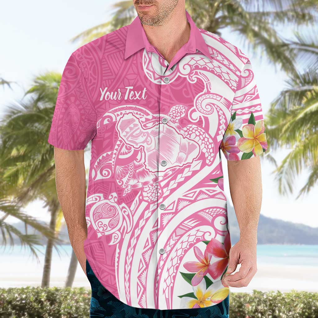 Aloha Maui Island Personalized Hawaiian Shirt Rose Dreamy Turtle