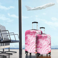 Aloha Maui Island Personalized Luggage Cover Rose Dreamy Turtle