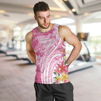 Aloha Maui Island Personalized Men Tank Top Rose Dreamy Turtle