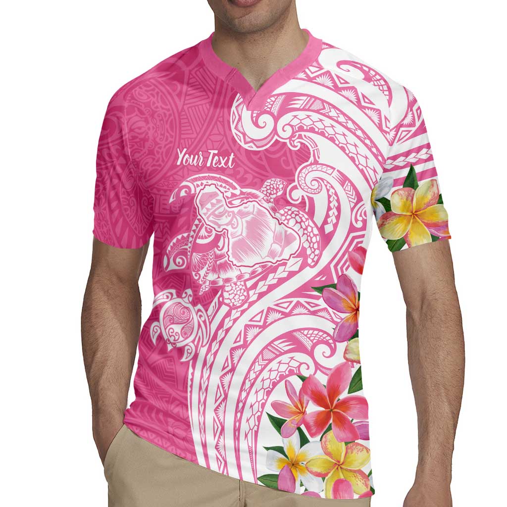 Aloha Maui Island Personalized Rugby Jersey Rose Dreamy Turtle