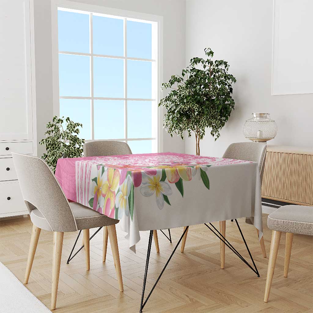 Aloha Maui Island Personalized Tablecloth Rose Dreamy Turtle