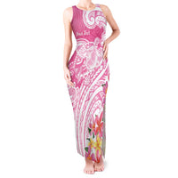 Aloha Maui Island Personalized Tank Maxi Dress Rose Dreamy Turtle