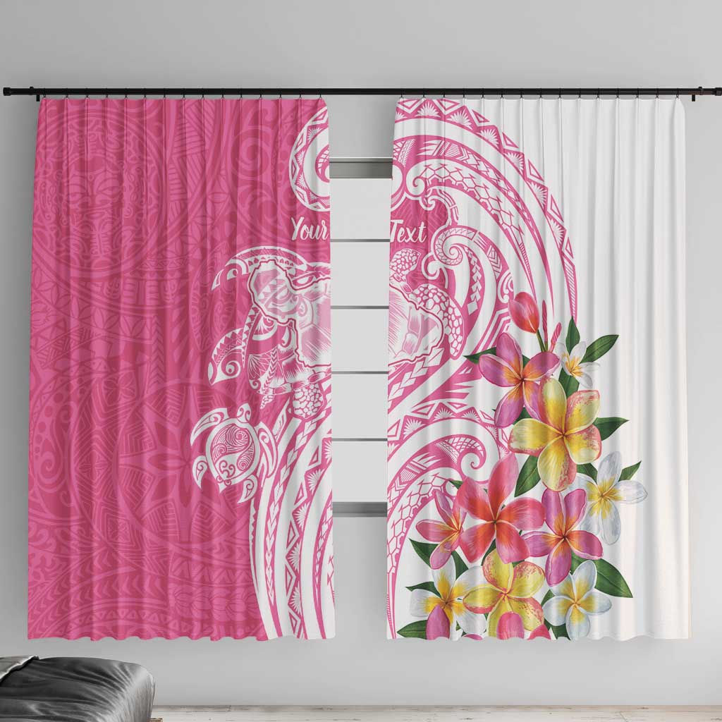 Aloha Maui Island Personalized Window Curtain Rose Dreamy Turtle