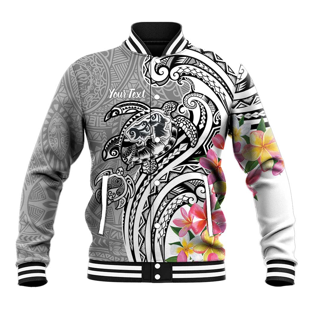 Aloha Kahoolawe Island Personalized Baseball Jacket Ashen Dreamy Turtle