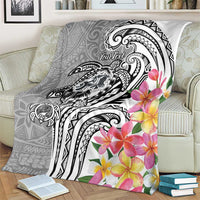 Aloha Kahoolawe Island Personalized Blanket Ashen Dreamy Turtle