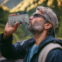 Aloha Kahoolawe Island Personalized 4 in 1 Can Cooler Tumbler Ashen Dreamy Turtle