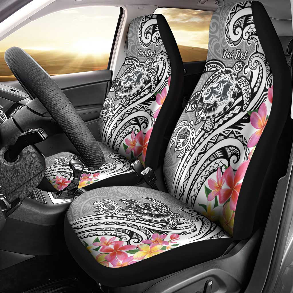 Aloha Kahoolawe Island Personalized Car Seat Cover Ashen Dreamy Turtle