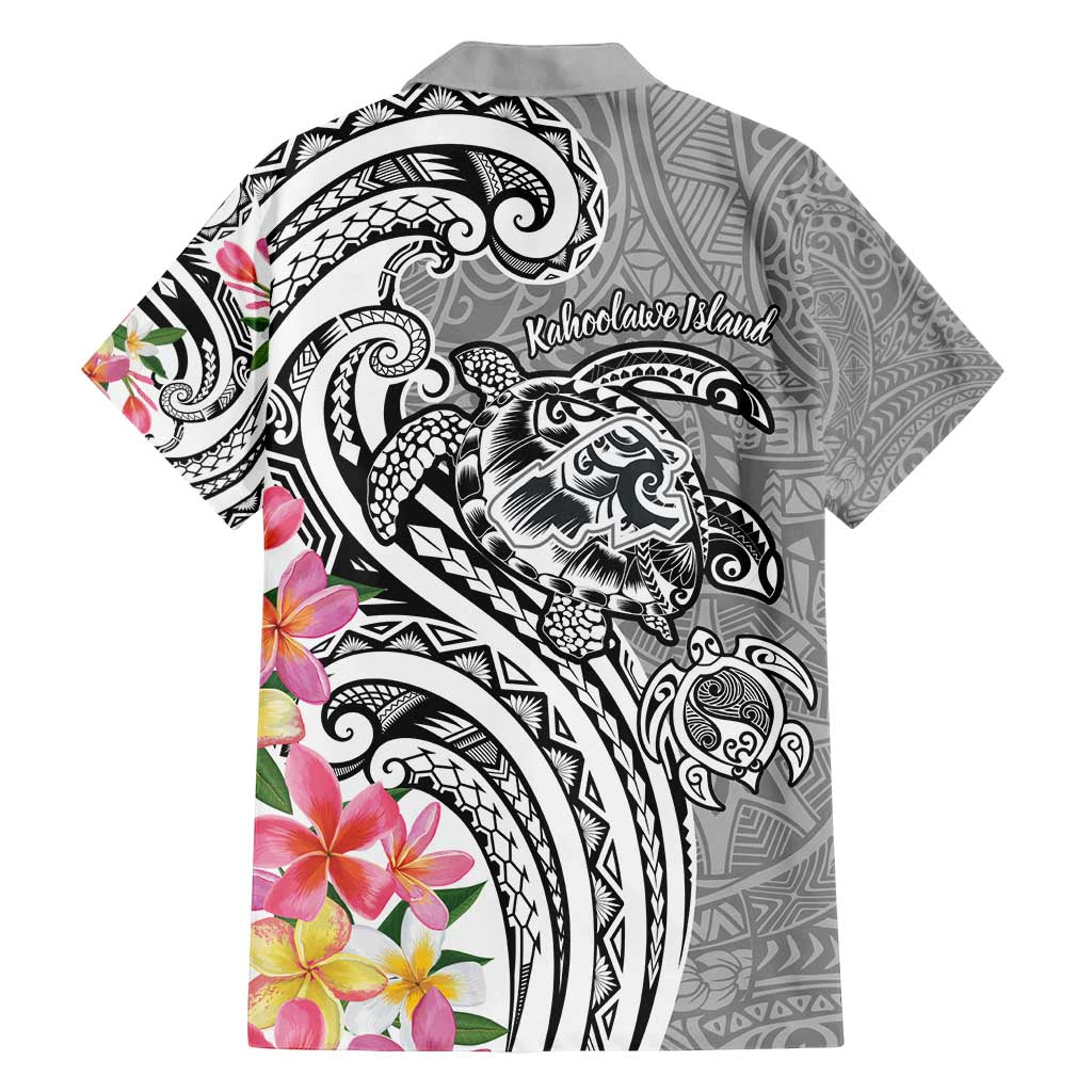 Aloha Kahoolawe Island Personalized Family Matching Puletasi and Hawaiian Shirt Ashen Dreamy Turtle