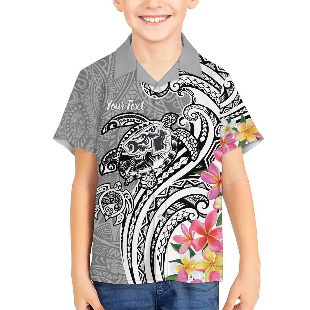 Aloha Kahoolawe Island Personalized Hawaiian Shirt Ashen Dreamy Turtle