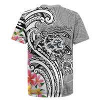 Aloha Kahoolawe Island Personalized Rugby Jersey Ashen Dreamy Turtle