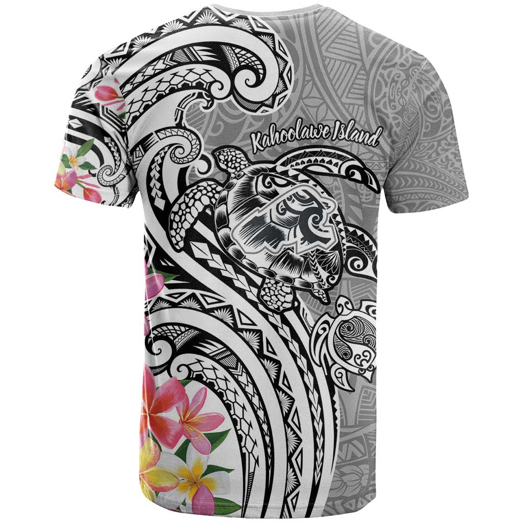 Aloha Kahoolawe Island Personalized T Shirt Ashen Dreamy Turtle