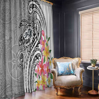 Aloha Kahoolawe Island Personalized Window Curtain Ashen Dreamy Turtle