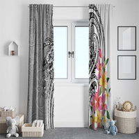 Aloha Kahoolawe Island Personalized Window Curtain Ashen Dreamy Turtle