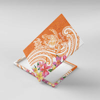 Aloha Lanai Island Personalized Canvas Wall Art Orange Dreamy Turtle