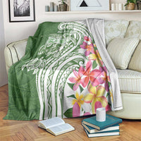 Aloha Molokai Island Personalized Blanket Sage Dreamy Turtle