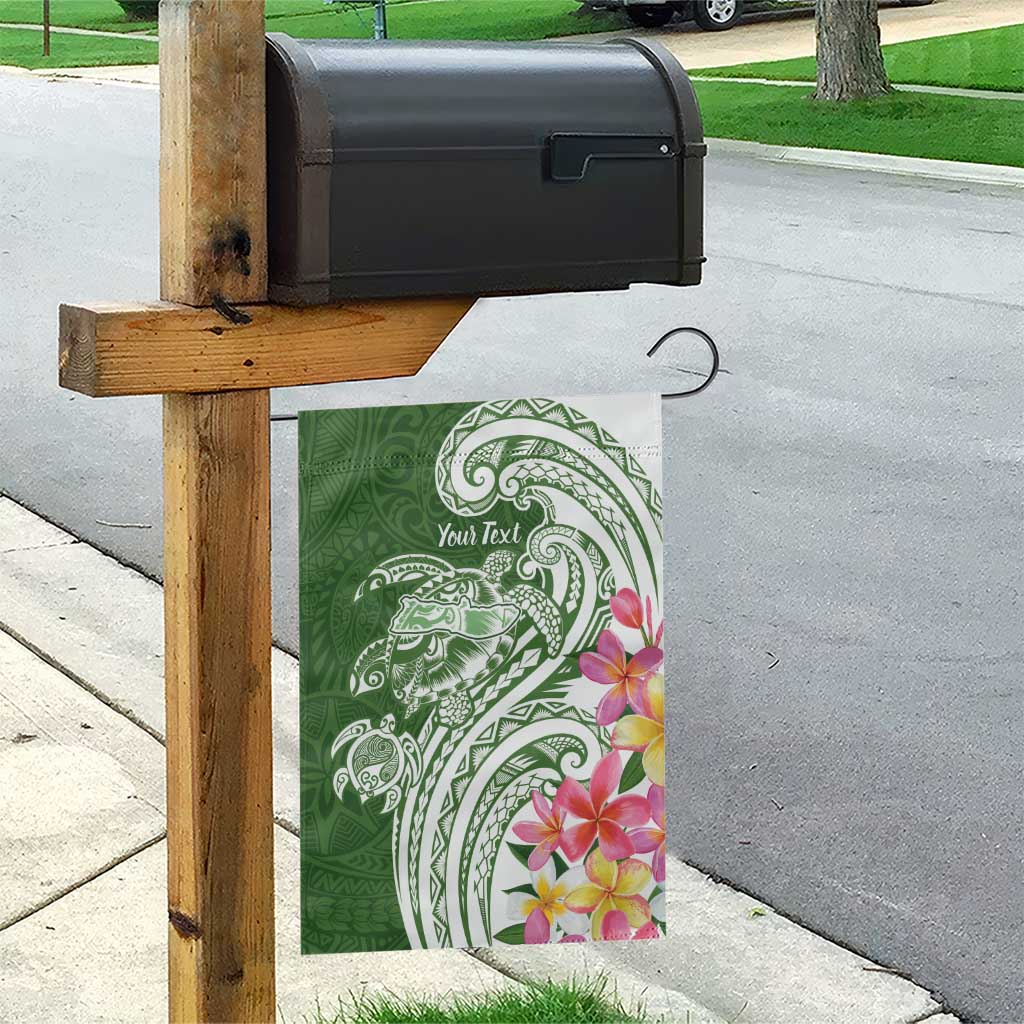 Aloha Molokai Island Personalized Garden Flag Sage Dreamy Turtle