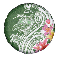 Aloha Molokai Island Personalized Spare Tire Cover Sage Dreamy Turtle