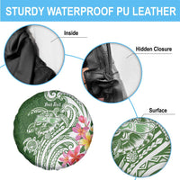 Aloha Molokai Island Personalized Spare Tire Cover Sage Dreamy Turtle