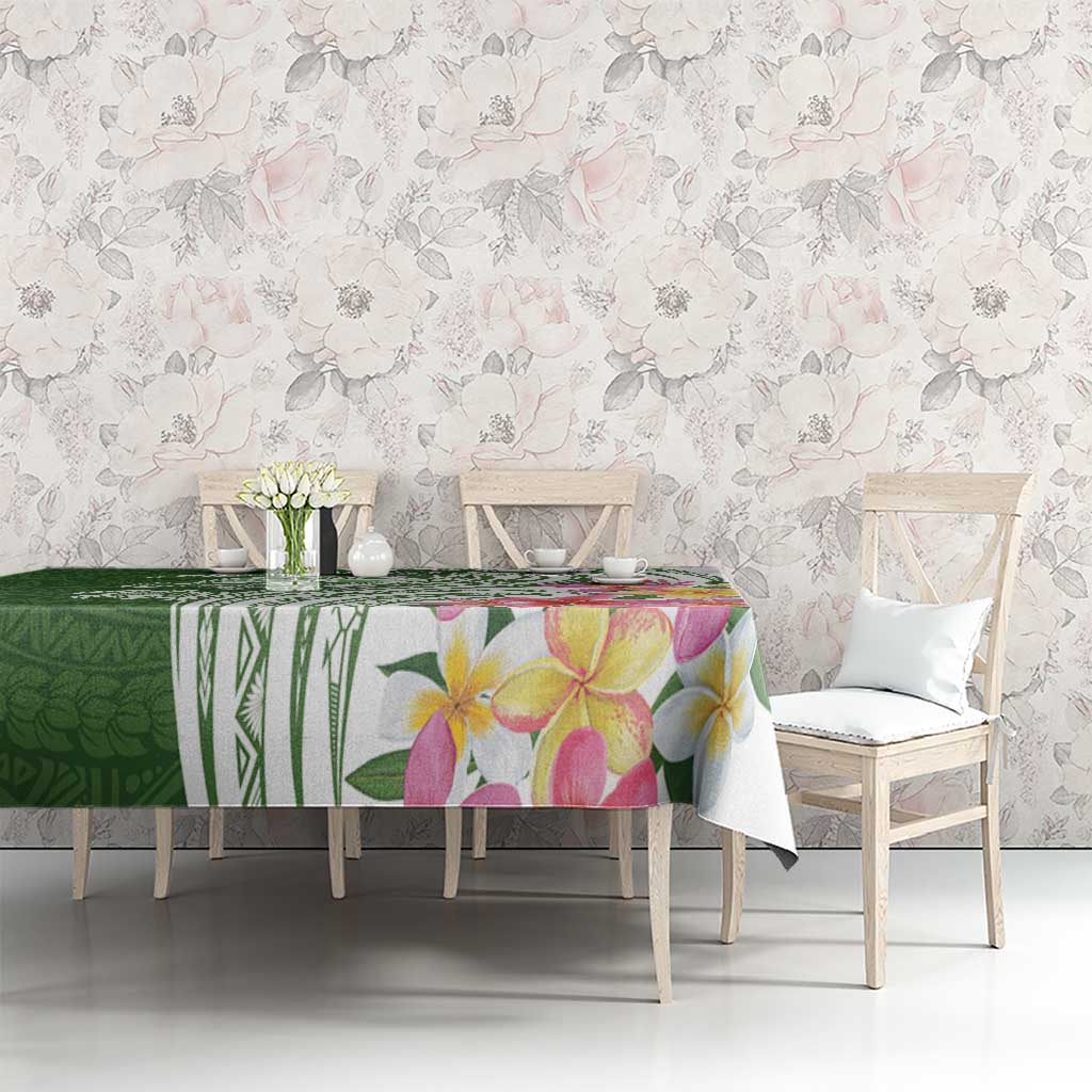 Aloha Molokai Island Personalized Tablecloth Sage Dreamy Turtle