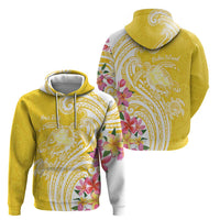 Aloha Oahu Island Personalized Zip Hoodie Yellow Dreamy Turtle