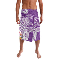 Aloha Kauai Island Personalized Lavalava Lilac Dreamy Turtle