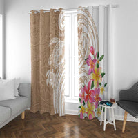 Aloha Ni’ihau Island Personalized Window Curtain Beige Dreamy Turtle