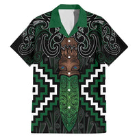 Maori Taiaha Pounamu Whakairo Personalized Family Matching Mermaid Dress and Hawaiian Shirt Jade Poutama Motifs