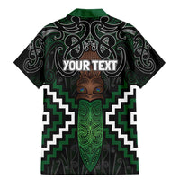 Maori Taiaha Pounamu Whakairo Personalized Family Matching Mermaid Dress and Hawaiian Shirt Jade Poutama Motifs
