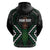 Maori Taiaha Pounamu Whakairo Personalized Hoodie Jade Poutama Motifs