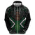 Maori Taiaha Pounamu Whakairo Personalized Hoodie Jade Poutama Motifs