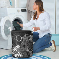 Black Kuki Airani Tapakau Laundry Basket Tribal Anchor Mix Tiare LT7 - Polynesian Pride